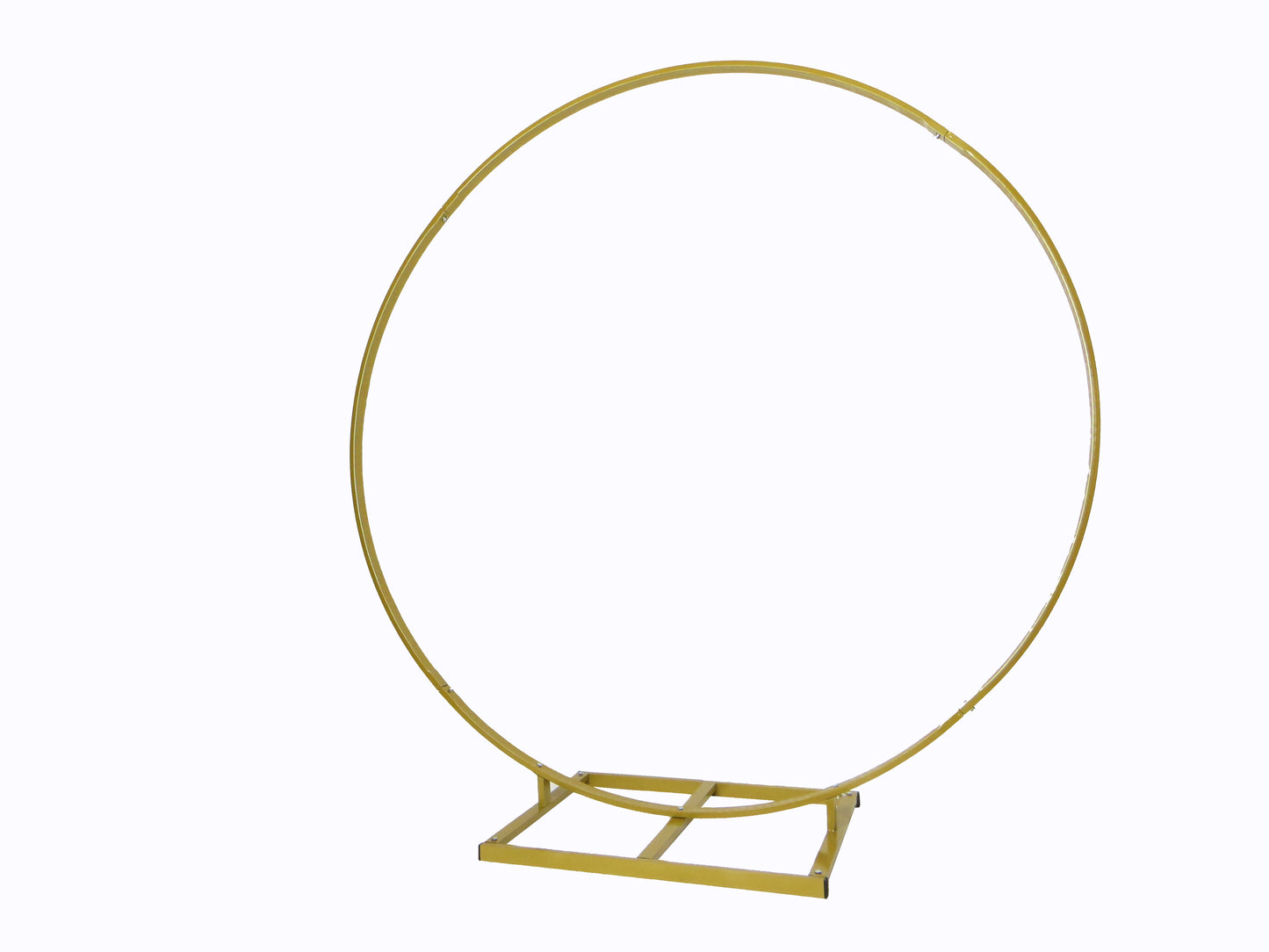 Round metal arch with rectangular bottom