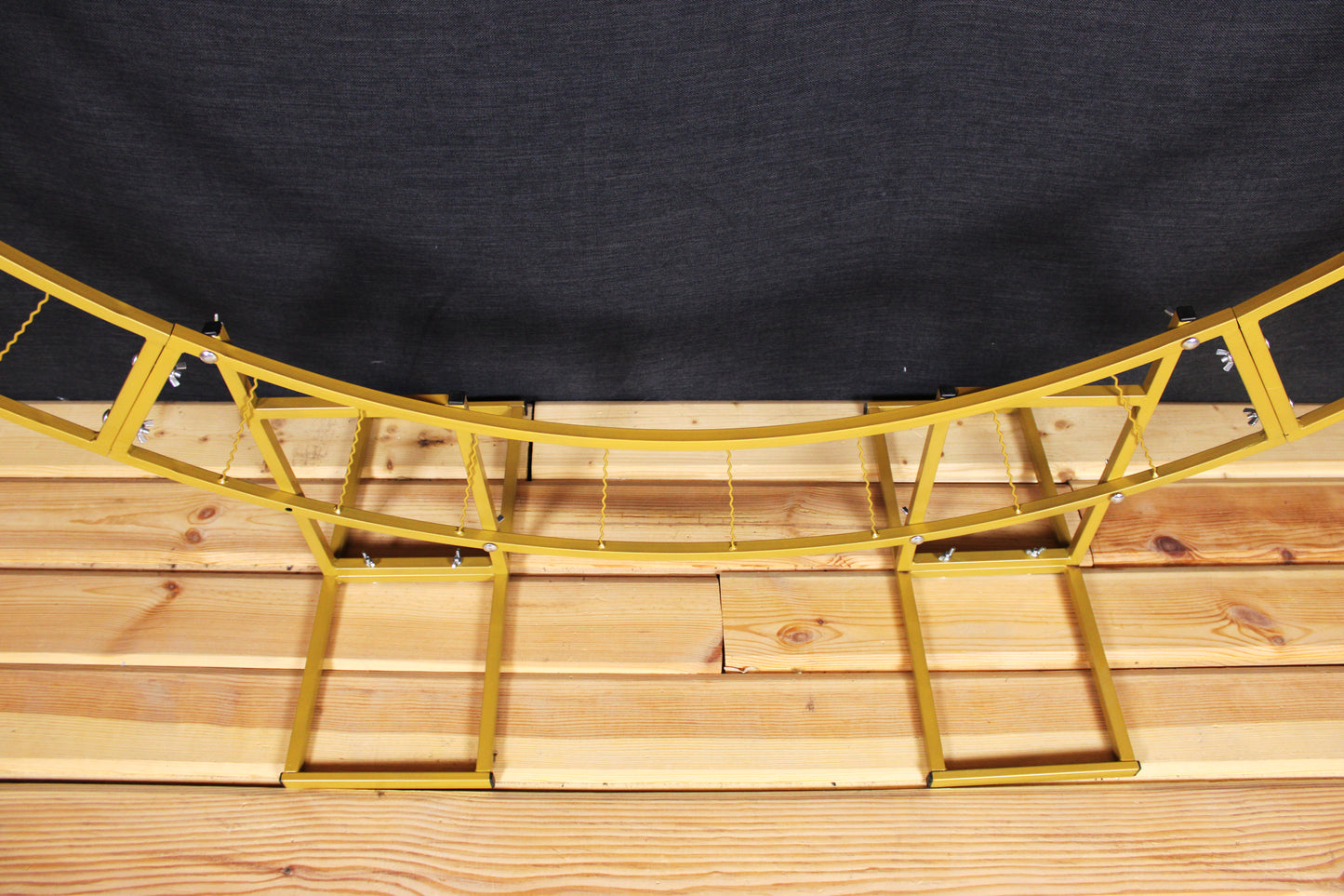 Double round wedding archwith strings