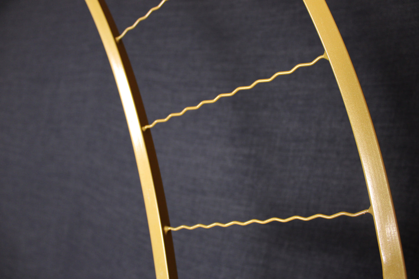 Double round wedding archwith strings