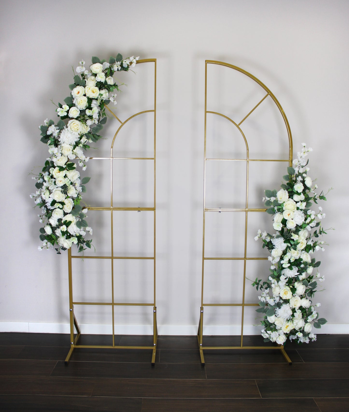 2 in 1 Backdrop oval arch/stands