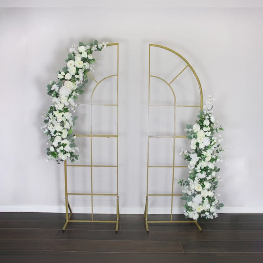 2 in 1 Backdrop oval arch/stands